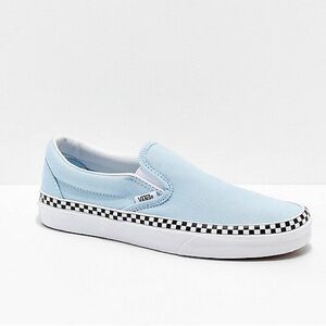 Vans size 7.5 (W) Blue Slip-On Sneakers
